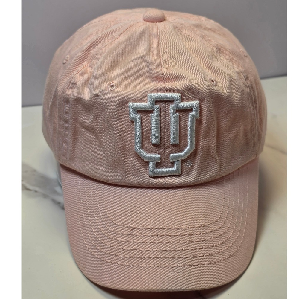 Starter Indiana University IU Hoosiers Hat Pink Adjustable Cotton Baseball Cap